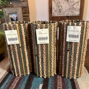 NWT Coldwater Creek Jakarta Votive Tealight Candle Holders (Candles no included)